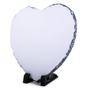 Камень для сублимации 20х20 «Сердце» глянец