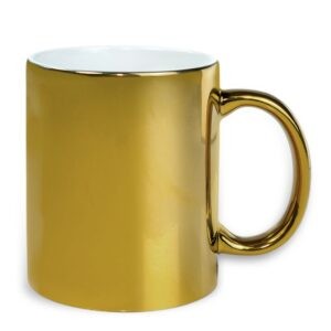 Чашка золото зеркальная